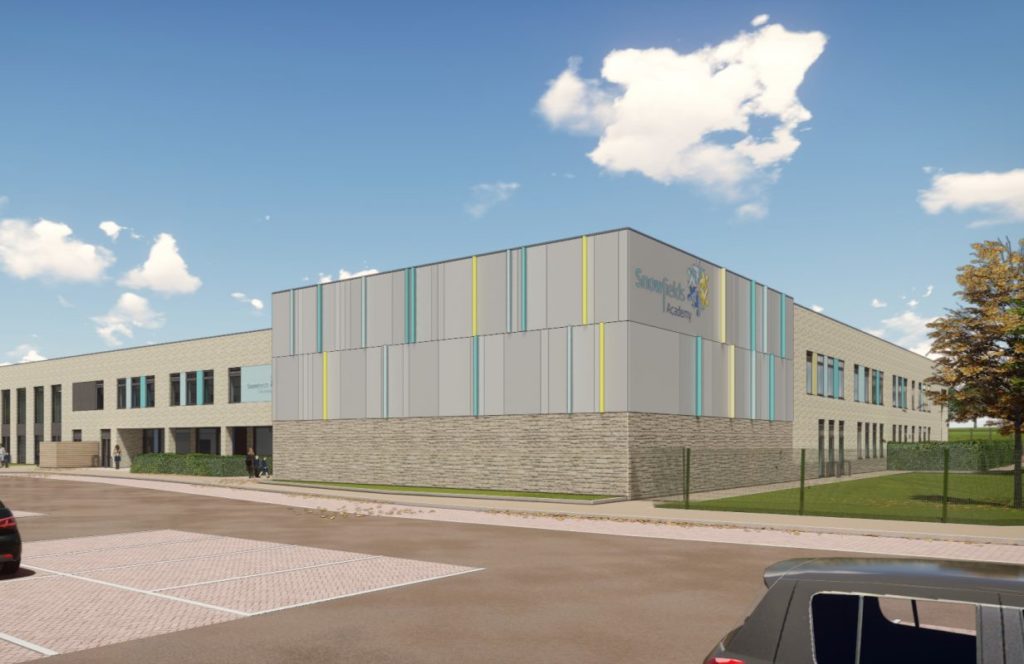 Snowfields Academy Main Building Illustration