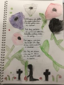 A remembrance day poem written by a child