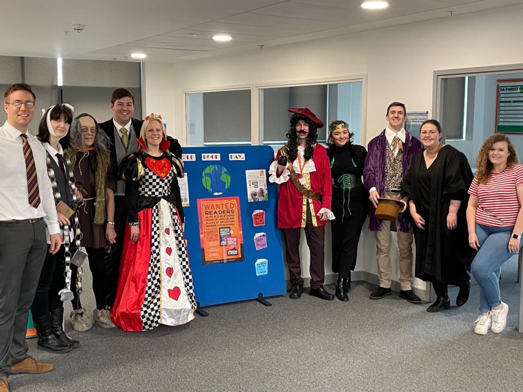 Strood Academy staff dressed up for World Book Day