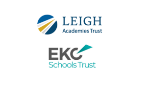 Two logos, LAT and EKC in one graphic