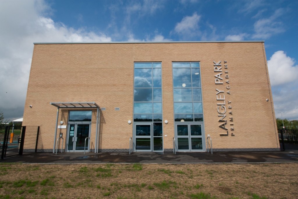 External photo of the Langley Park Primary Academy building.